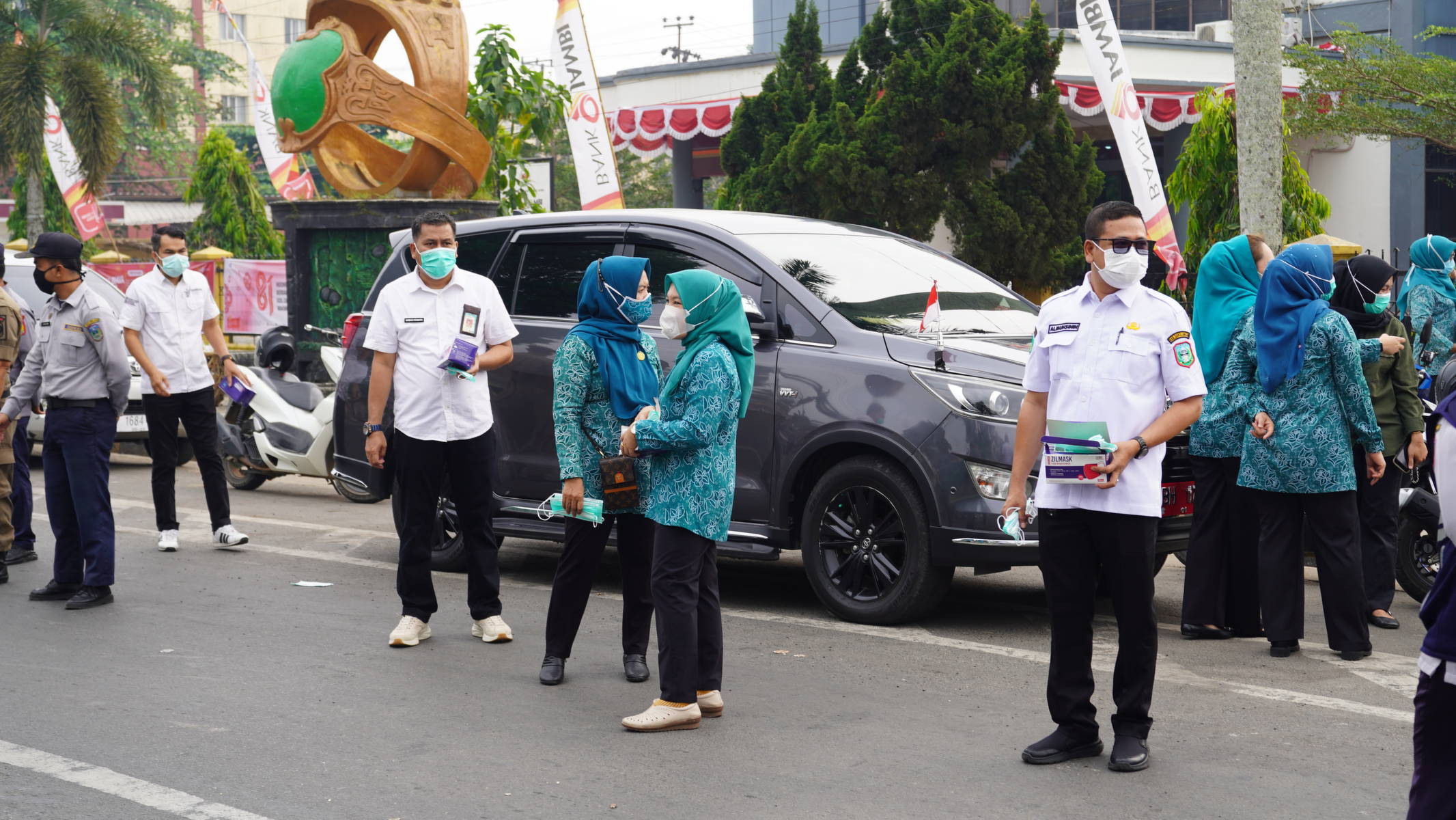 Dinas Kesehatan Kabupaten Sarolangun Perkuat Antisipasi ISPA di Tengah Kabut Asap, Dukung Aksi Bagi Masker Gratis